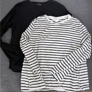 H&M mama nursing long sleeve tees medium